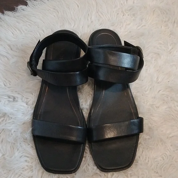 Vionic Anaya Ankle Wrap Black Strappy Sandals - Picture 6 of 8